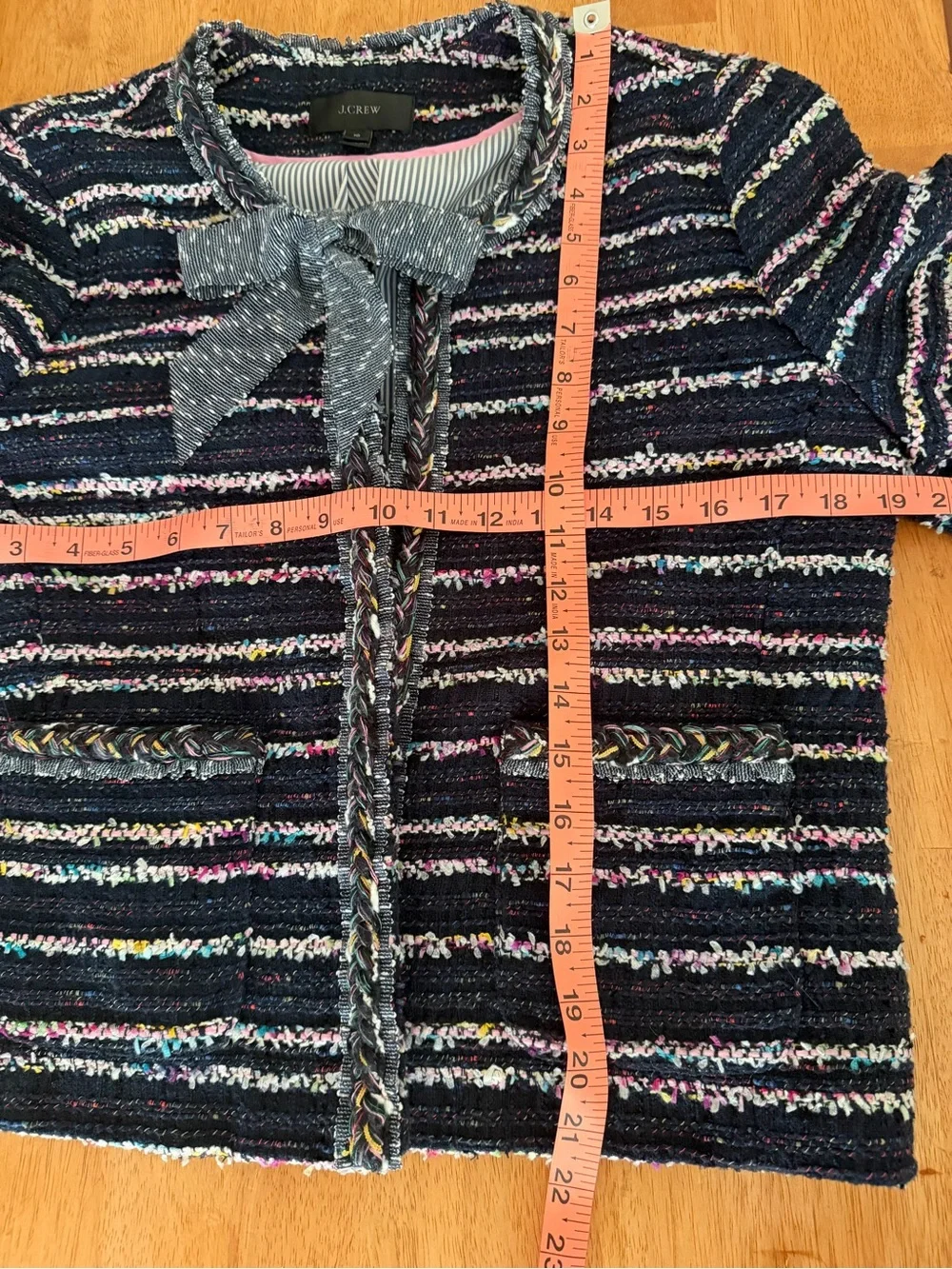 J. Crew cropped tweed
